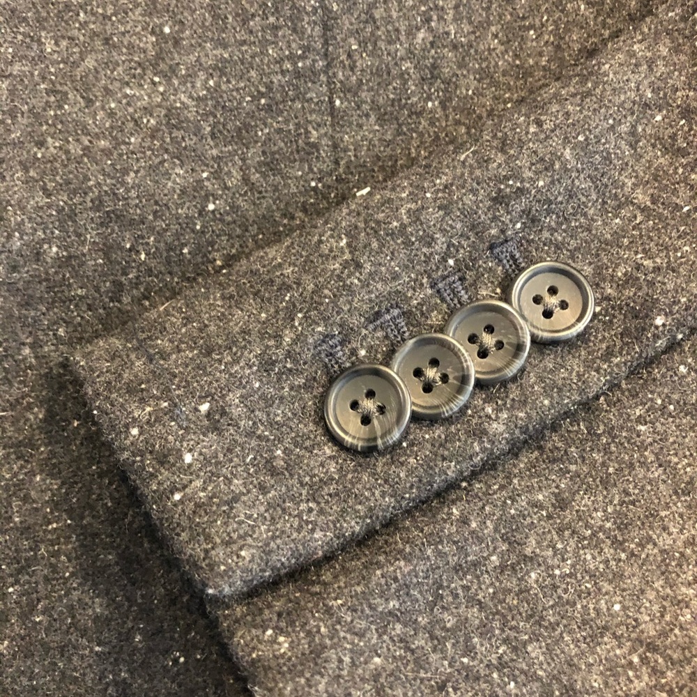 Charcoal grey Banana Republic Factory sport coat - Picture 3 of 5